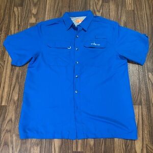 HABIT * Men’s Full Button Down Vented Shirt* Large * Outdoors Man *